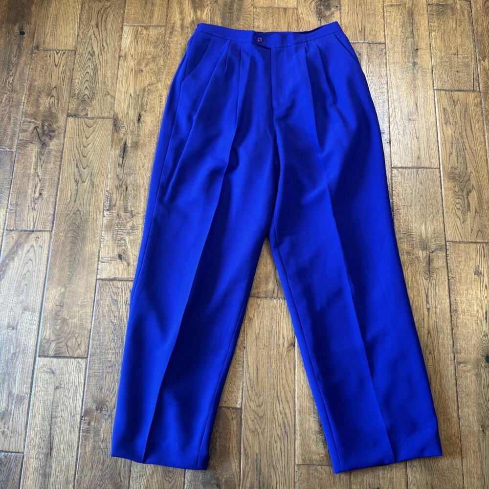 VTG Loryn Hunter Womens 3 Piece Pants and Skirt Suit Set Size 16 Purple NWT - Picture 13 of 16